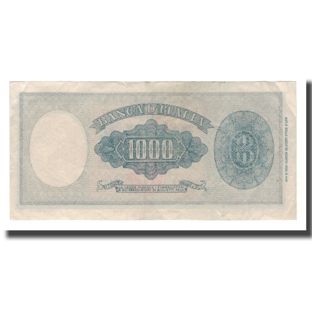 Banknot, Włochy, 1000 Lire, 1948, 1948-02-10, KM:88a, AU(55-58)