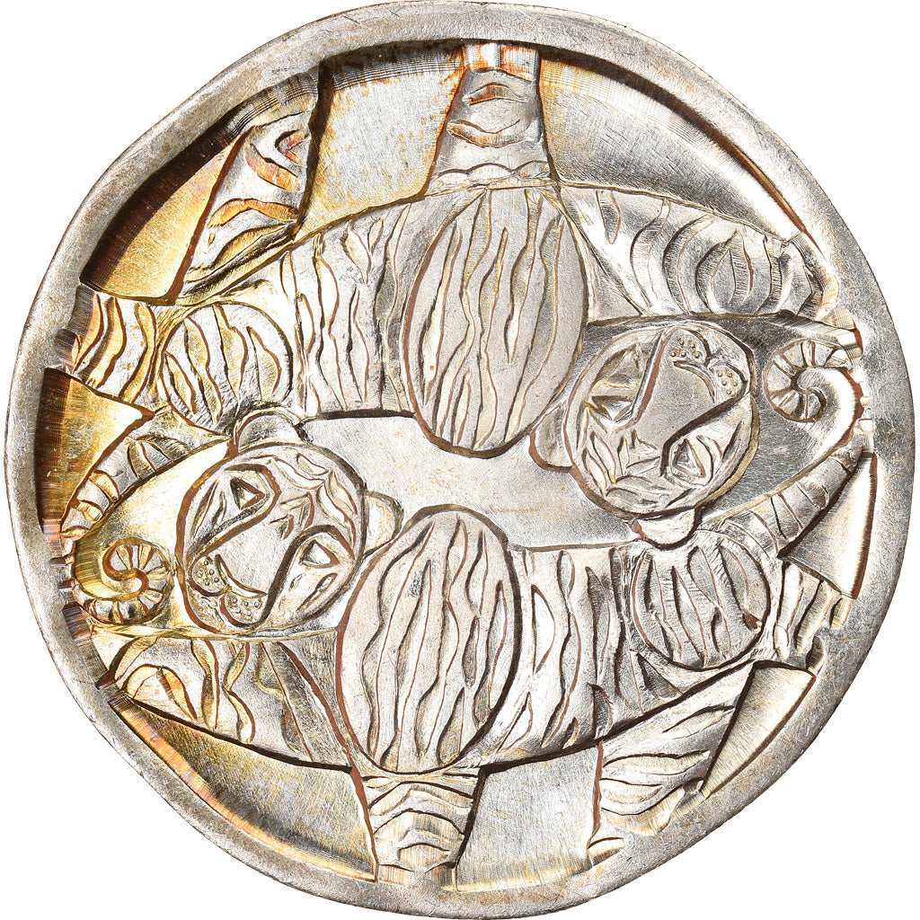 Switzerland, Medal, World Wildlife Fund, Operation Tiger, 1974, MS(63), Silver
