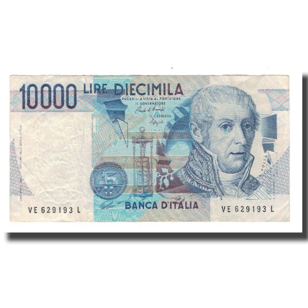 Billet, Italie, 10,000 Lire, D.1984, KM:112b, TTB