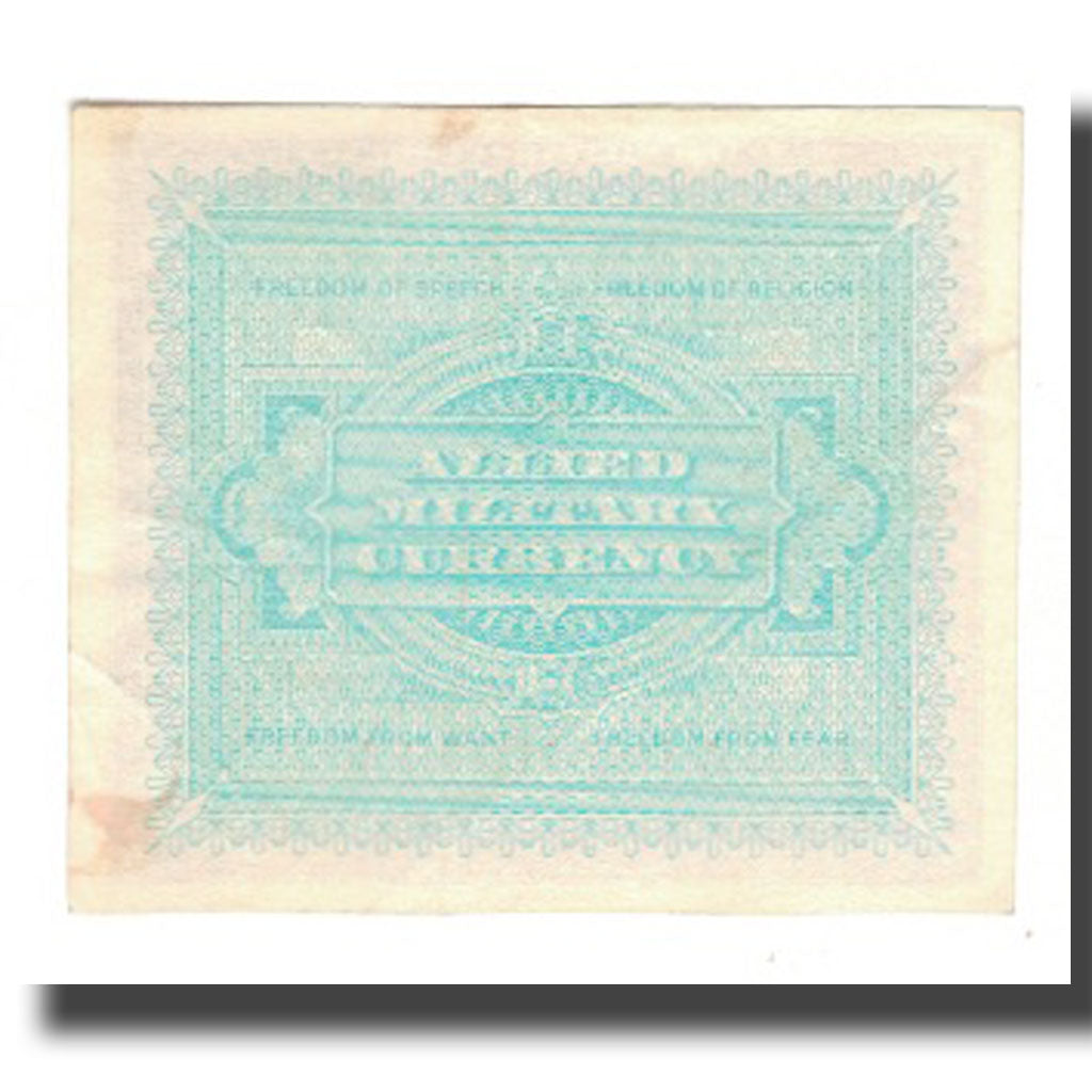 Nota, Itália, 2 Lire, 1943, KM:M11b, AU(55-58)