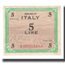 Banconote, Italia, 5 Lire, 1943A, KM:M18a, SPL-
