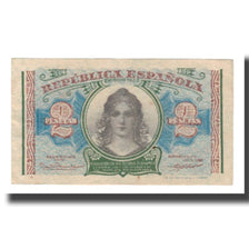 Banknote, Spain, 2 Pesetas, 1938, KM:95, EF(40-45)