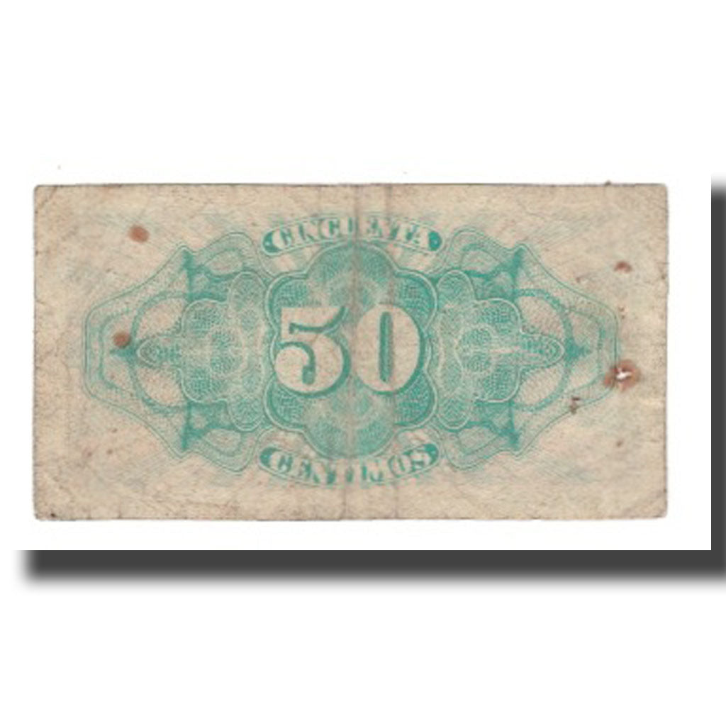 Banknote, Spain, 50 Centimos, 1937, KM:93, F(12-15)