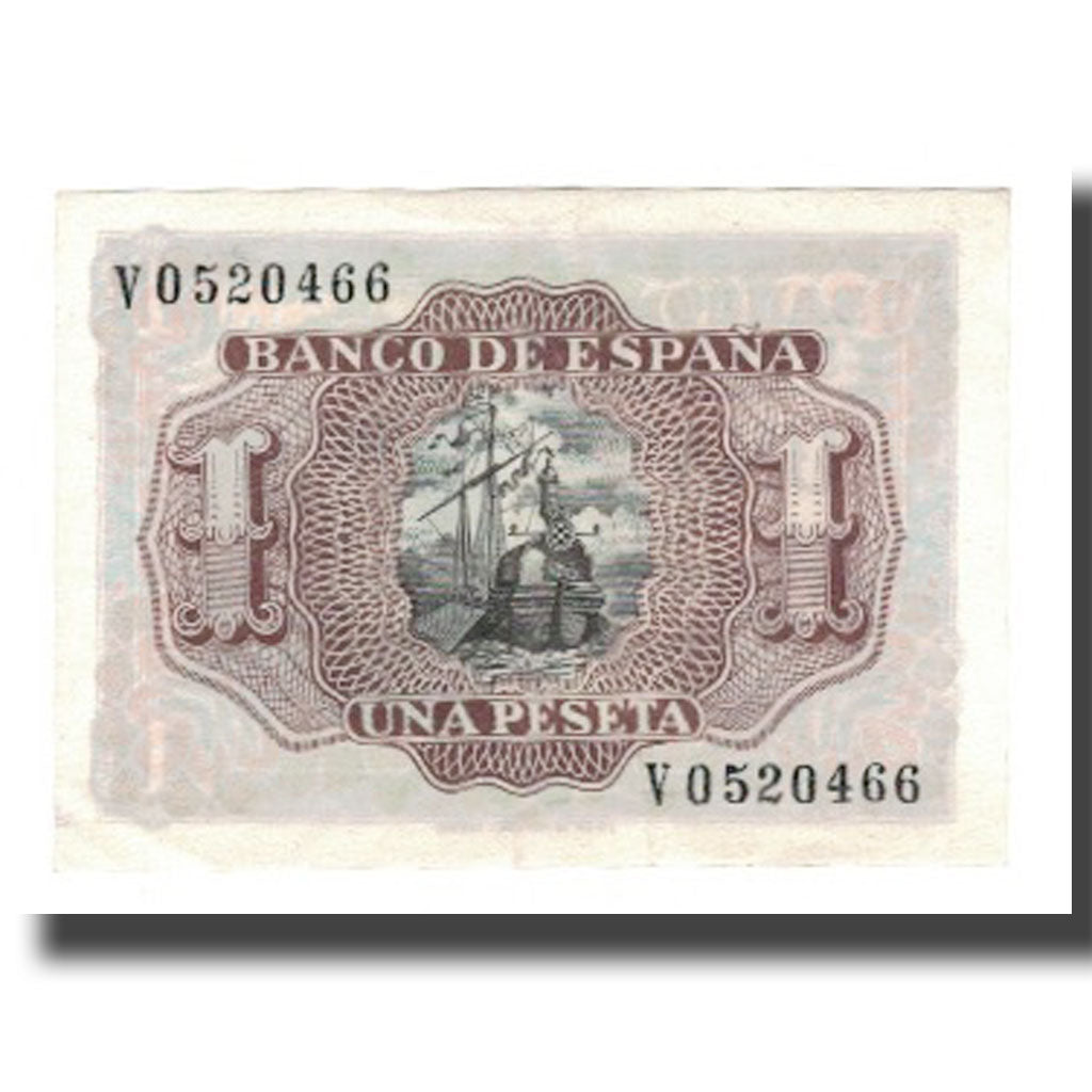 Billet, Espagne, 1 Peseta, 1953, 1953-07-22, KM:144a, SPL