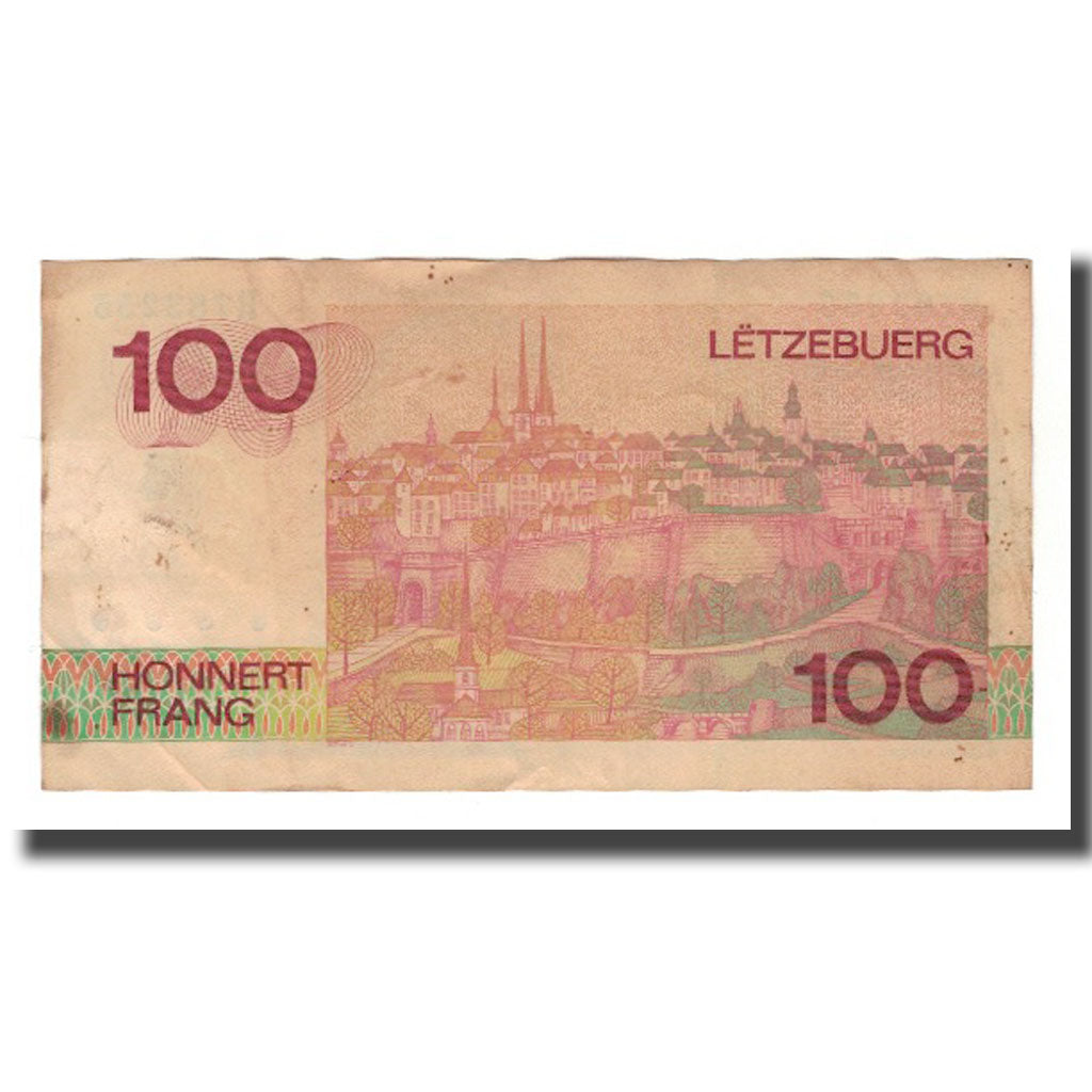Banconote, Lussemburgo, 100 Francs, Undated (1986), KM:58a, MB