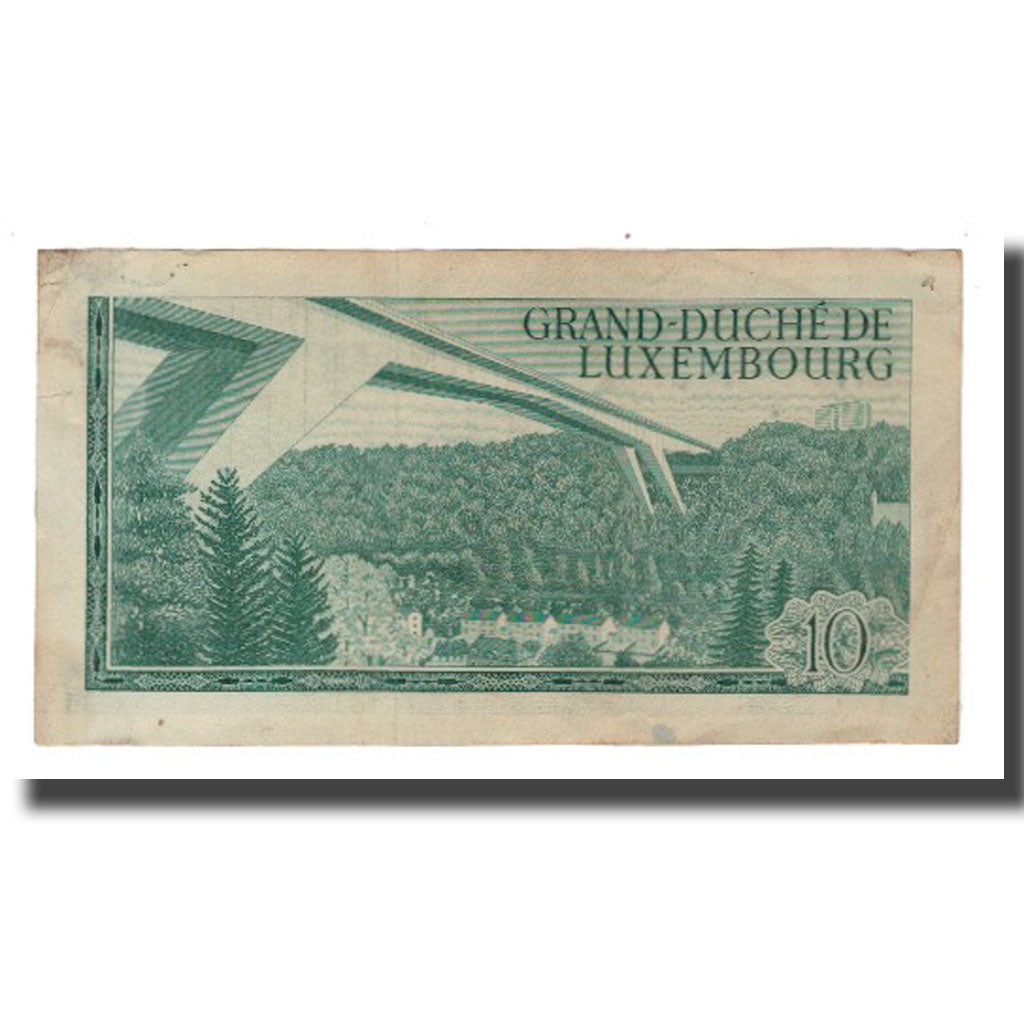 Banconote, Lussemburgo, 10 Francs, 1967, 1967-03-20, KM:53a, MB+