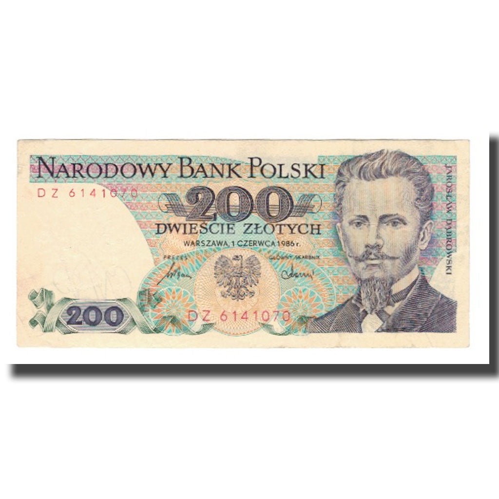 Banknote, Poland, 200 Zlotych, 1986, 1986-06-01, KM:144c, AU(55-58)