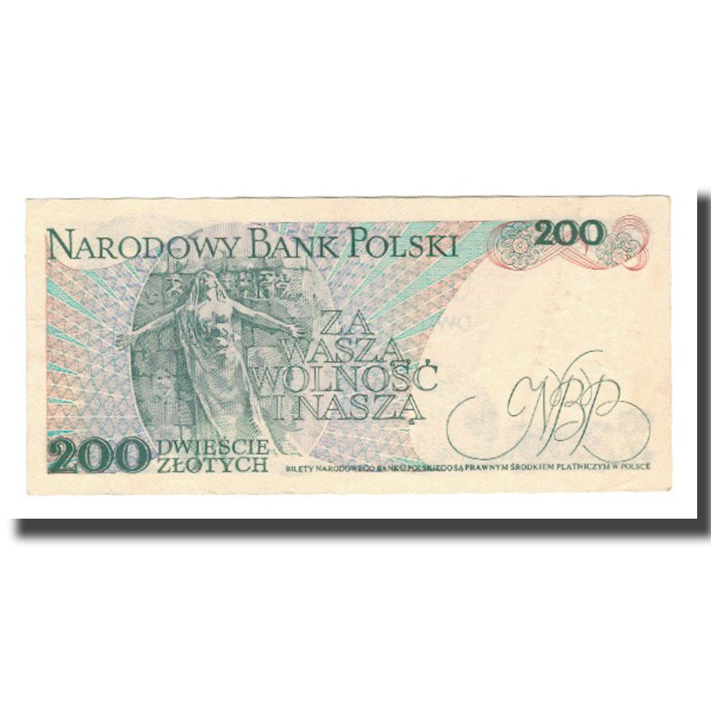 Banknote, Poland, 200 Zlotych, 1986, 1986-06-01, KM:144c, AU(55-58)