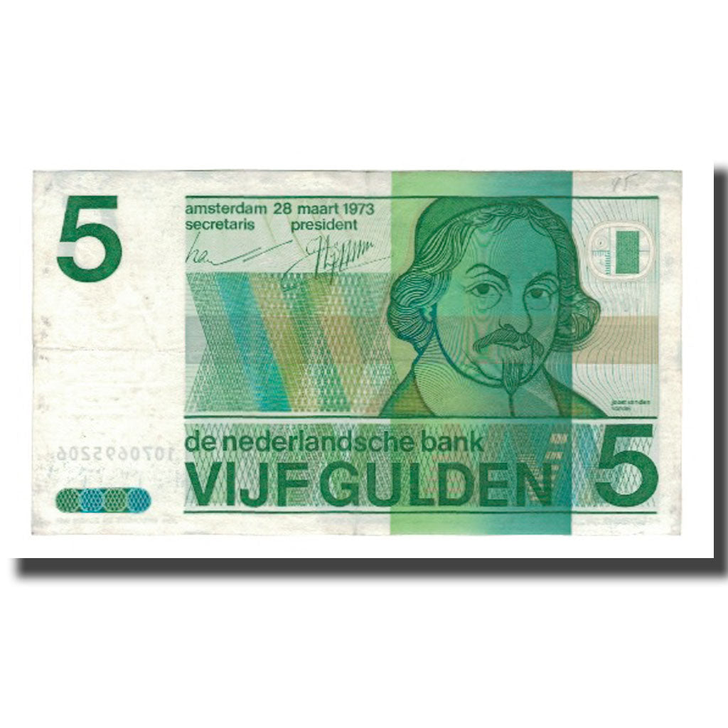 Banconote, Paesi Bassi, 5 Gulden, 1973, 1973-03-28, KM:95a, BB