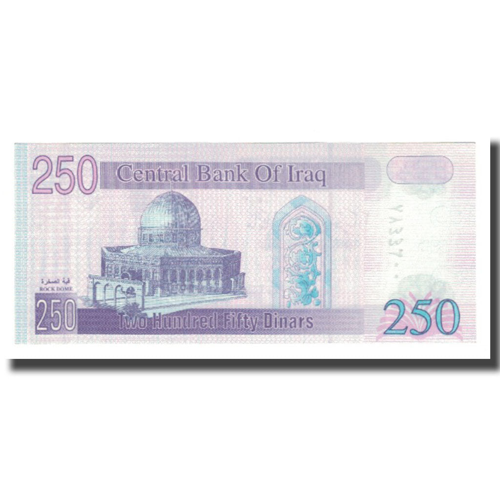 Banknote, Iraq, 250 Dinars, 2002/AH1422, KM:88, UNC(65-70)