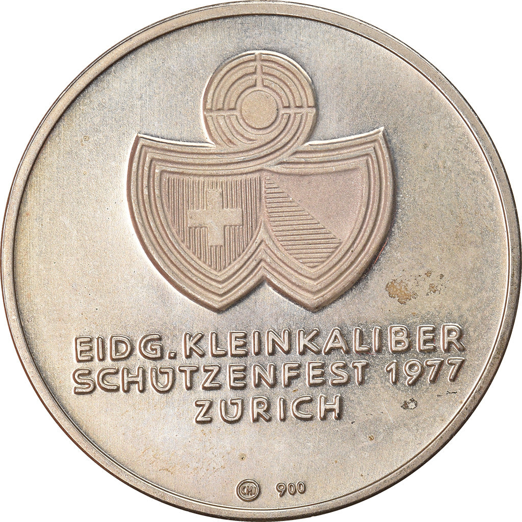 Switzerland, Medal, Eidg. Kleinkaliber Schützenfest, Zürich, 1977, MS(63)