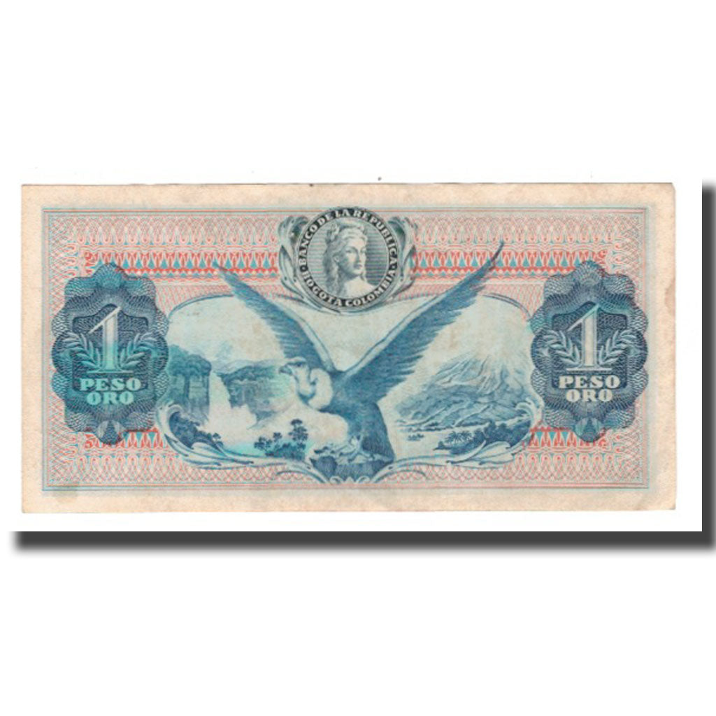 Geldschein, Kolumbien, 1 Peso Oro, 1967, 1967-07-20, KM:404d, SS