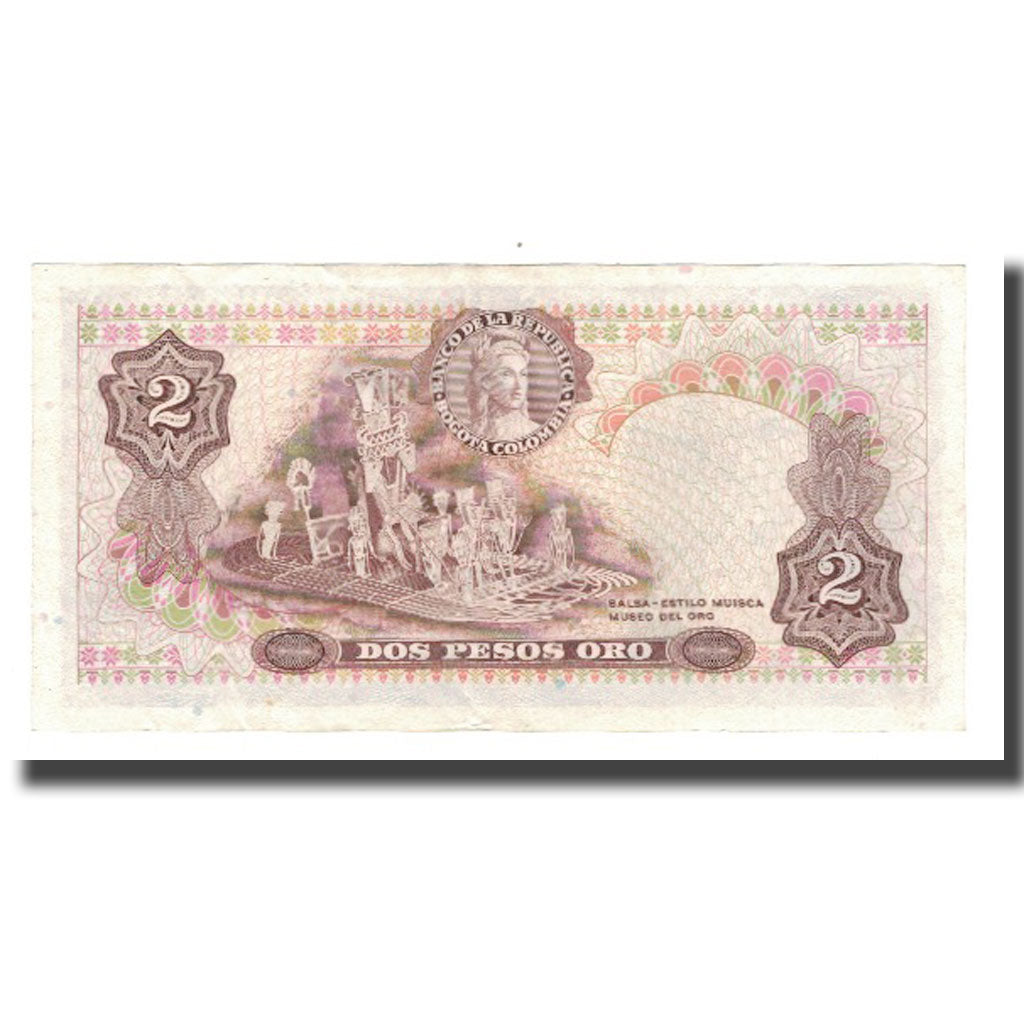 Banknote, Colombia, 2 Pesos Oro, 1973, 1973-01-01, KM:413a, UNC(63)
