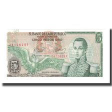 Banknote, Colombia, 5 Pesos Oro, 1978, 1978-10-01, KM:406f, UNC(65-70)