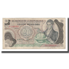 Banconote, Colombia, 20 Pesos Oro, 1974, 1974-07-20, KM:409c, BB