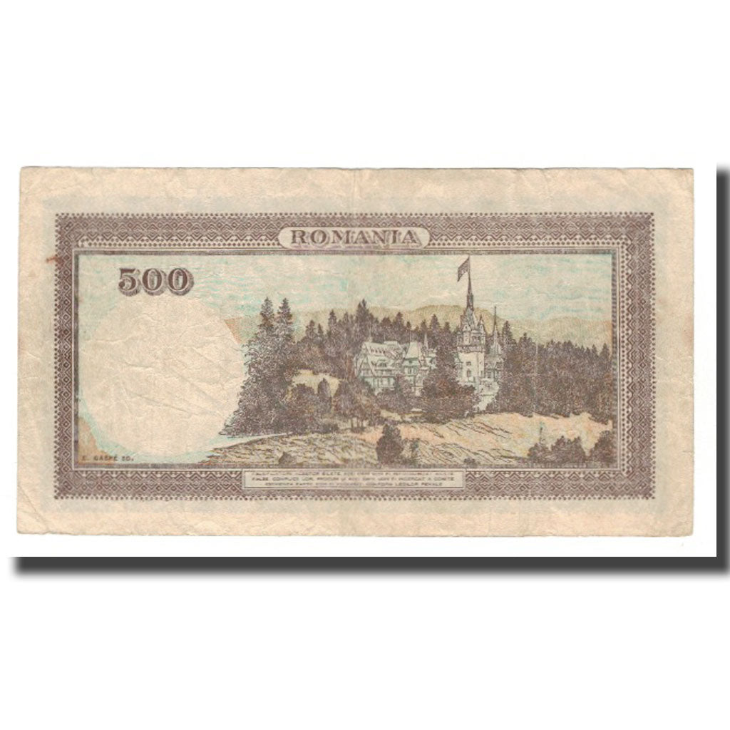 Banconote, Romania, 500 Lei, 1940-1943, KM:51a, MB+