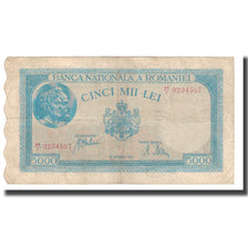 Geldschein, Rumänien, 5000 Lei, 1943, 1943-09-28, KM:55, SS