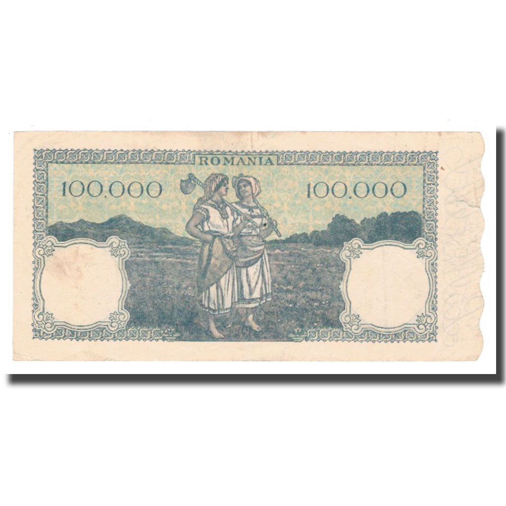 Banknote, Romania, 100,000 Lei, 1946, 1946-05-28, KM:58a, EF(40-45)