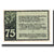 Geldschein, Deutschland, Benneckenstein Stadt, 75 Pfennig, Texte 9, 1921, VZ