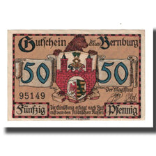 Banknote, Germany, Bernburg Stadt, 50 Pfennig, Batiment, undated (1921)