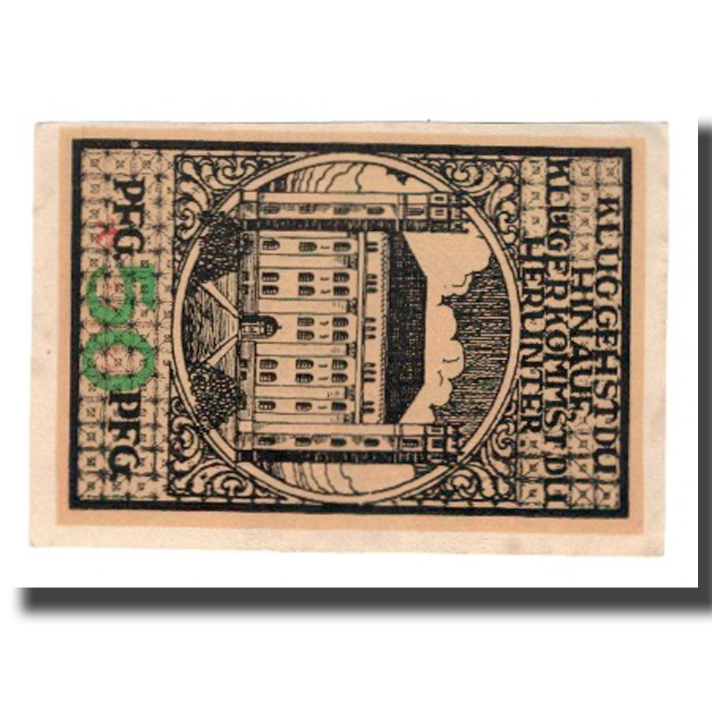 Banknote, Germany, Bernburg Stadt, 50 Pfennig, Batiment, 1921, 1921-11-28