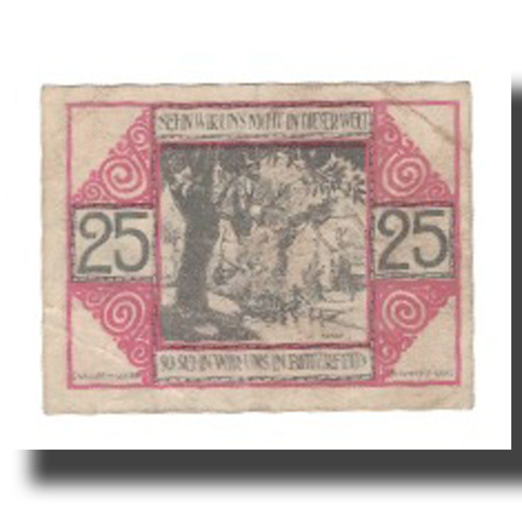 Billete, Alemania, Bitterfeld Kreis, 25 Pfennig, paysage, 1920, 1920-07-06, BC