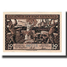 Banknote, Germany, Bitterfeld Stadt, 50 Pfennig, Trains, 1921, 1921-12-01