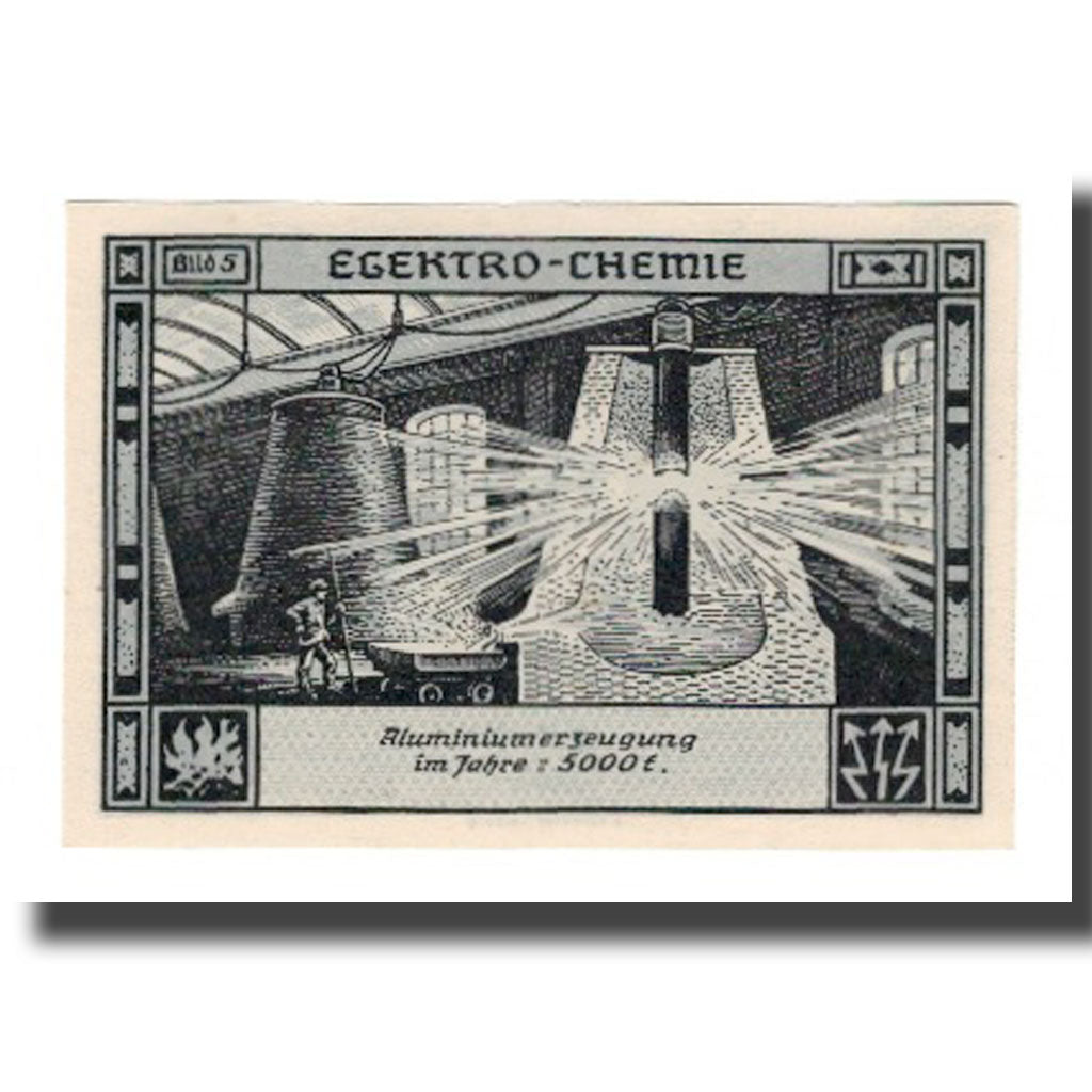 Biljet, Duitsland, Bitterfeld Stadt, 75 Pfennig, personnage, 1921, 1921-12-01