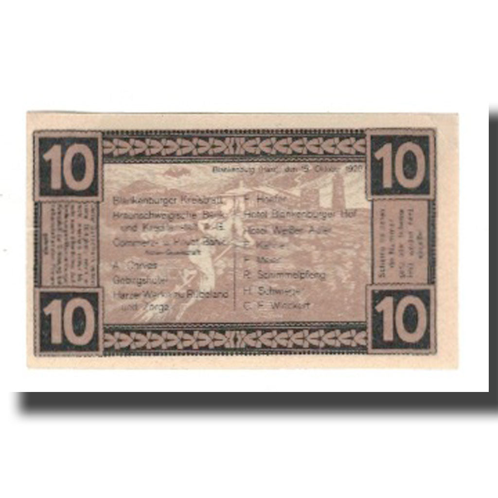 Nota, Alemanha, Blankenburg am Harz, Blankenburger Kreisblatt zusammen mit 13