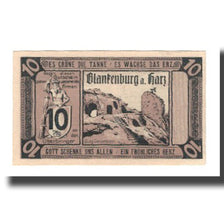 Banknote, Germany, Blankenburg am Harz, Blankenburger Kreisblatt zusammen mit 13