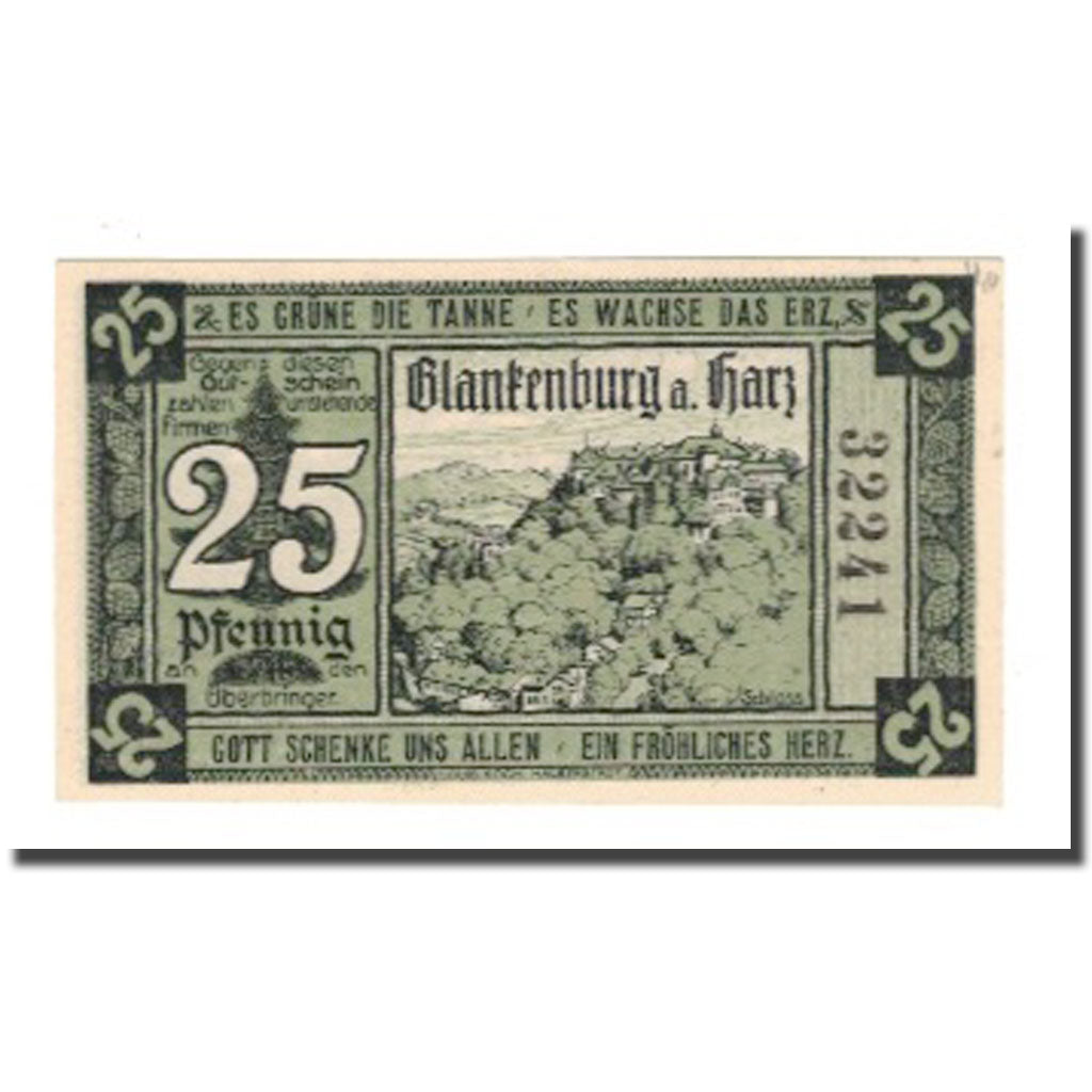 Banknote, Germany, Blankenburg am Harz, Blankenburger Kreisblatt zusammen mit 13