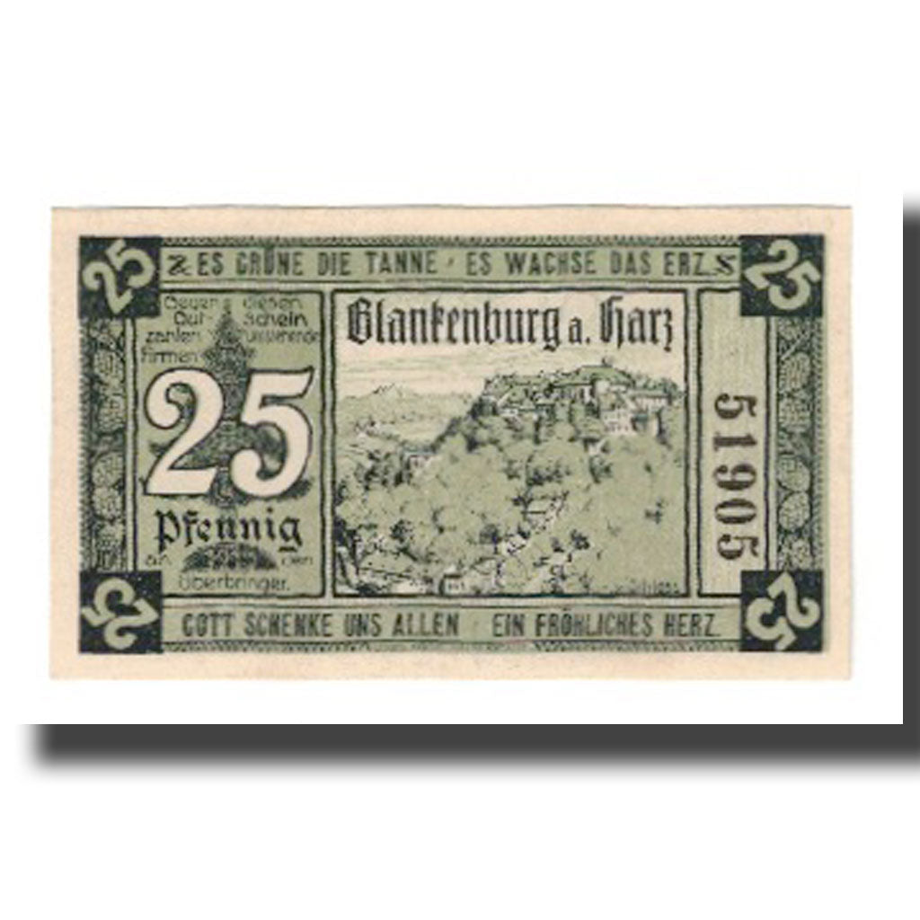 Banconote, Germania, Blankenburg am Harz, Blankenburger Kreisblatt zusammen mit