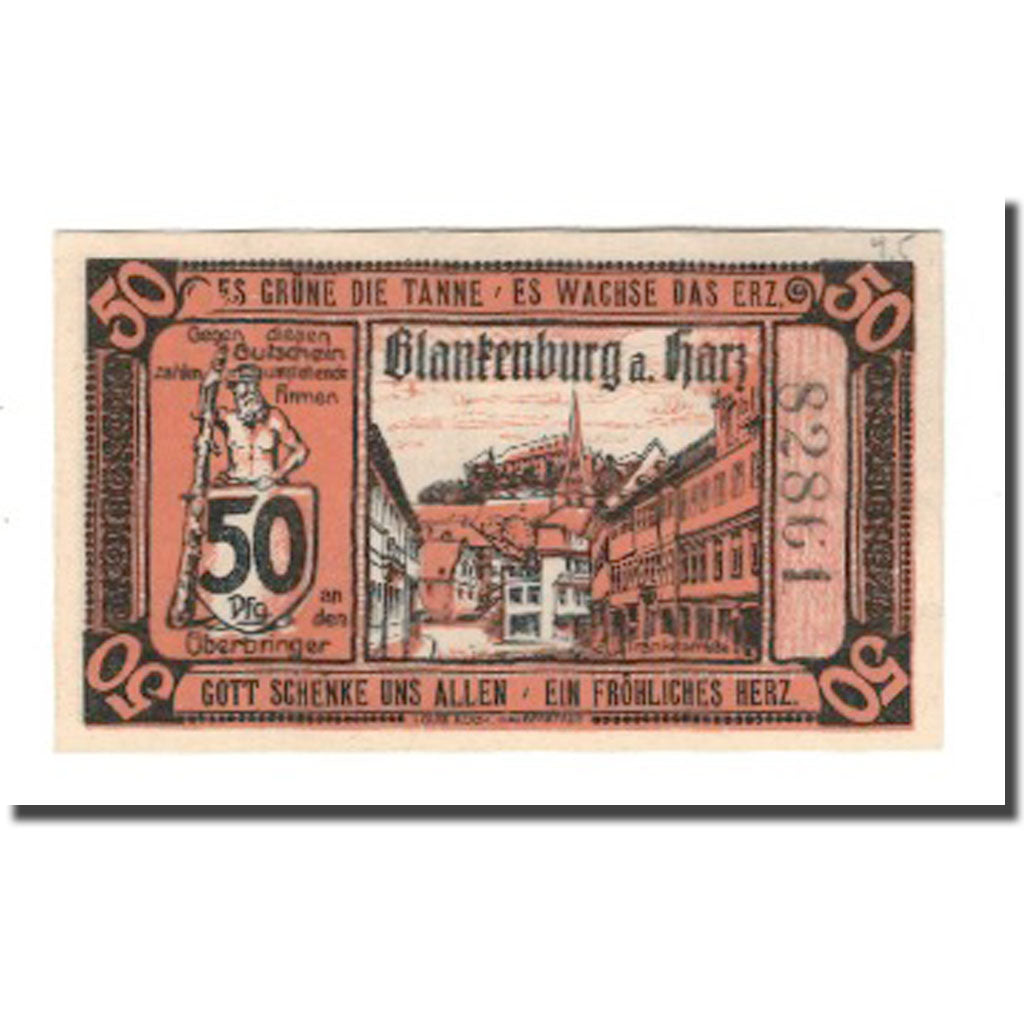 Nota, Alemanha, Blankenburg am Harz, Blankenburger Kreisblatt zusammen mit 13