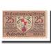 Nota, Alemanha, Derenburg Stadt, 25 Pfennig, maison 1, 1920, 1920-12-20