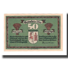 Banknote, Germany, Darlingerode Gemeinde, 50 Pfennig, Cerfs, 1923, 1923-01-01