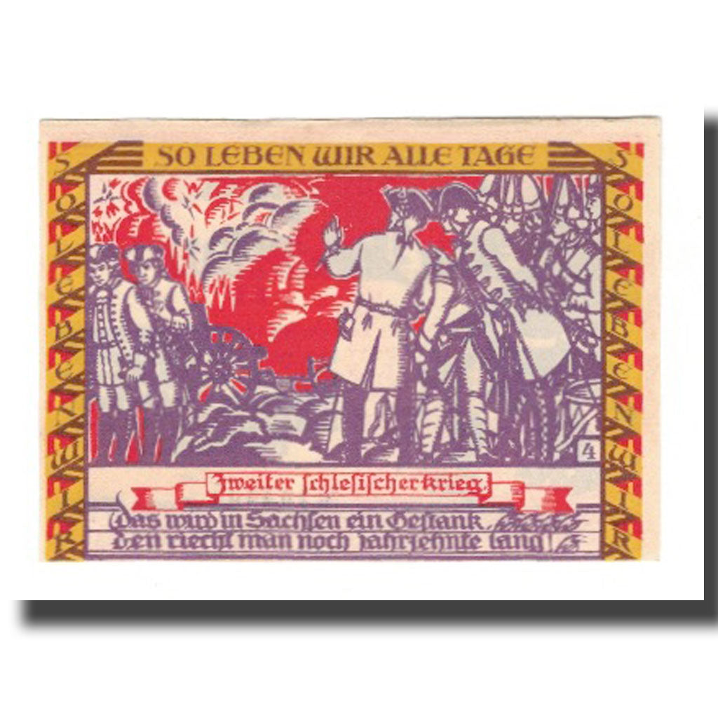 Banknote, Germany, Dessau Stadt, 50 Pfennig, personnage 3, 1921, 1921-07-01