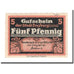 Banknote, Germany, Freyburg a. Unstrut Stadt, 5 Pfennig, Eglise 1, 1920