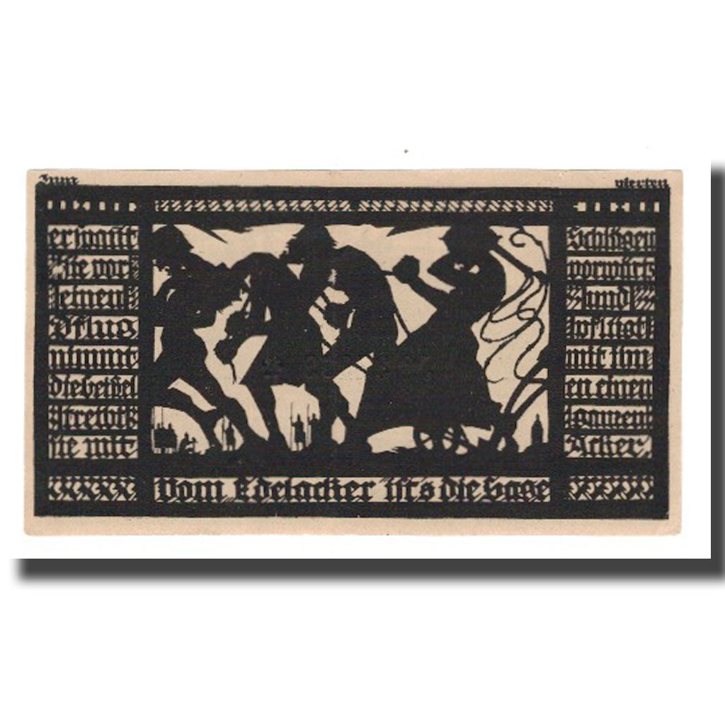 Banconote, Germania, Freyburg a. Unstrut Stadt, 50 Pfennig, personnage 2, 1921