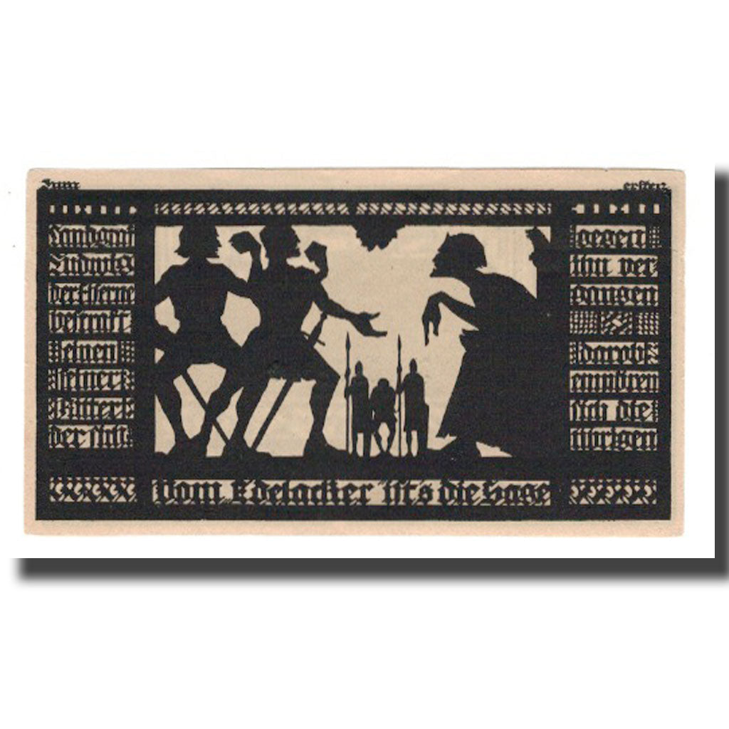 Banconote, Germania, Freyburg a. Unstrut Stadt, 50 Pfennig, personnage 3, 1921