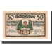 Banconote, Germania, Gatersleben Gemeinde, 50 Pfennig, personnage 2, 1921