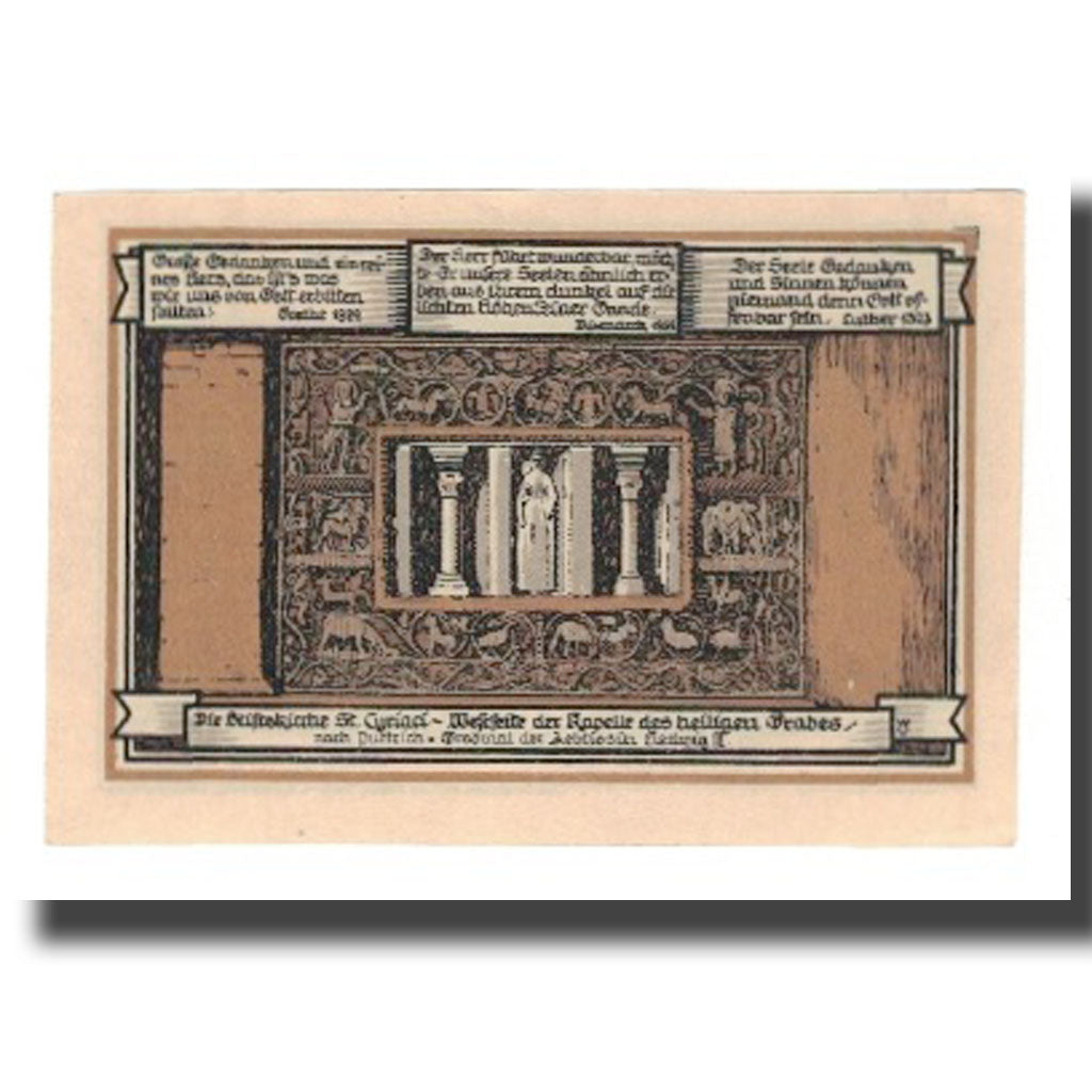 Banknote, Germany, Gernrode a.H. Stadt, 75 Pfennig, personnage 1, 1921