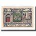 Geldschein, Deutschland, Gernrode a.H. Stadt, 75 Pfennig, batiment 1, 1921