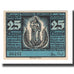 Banconote, Germania, Genthin Stadt, 25 Pfennig, paysage 1, 1921, 1921-07-01