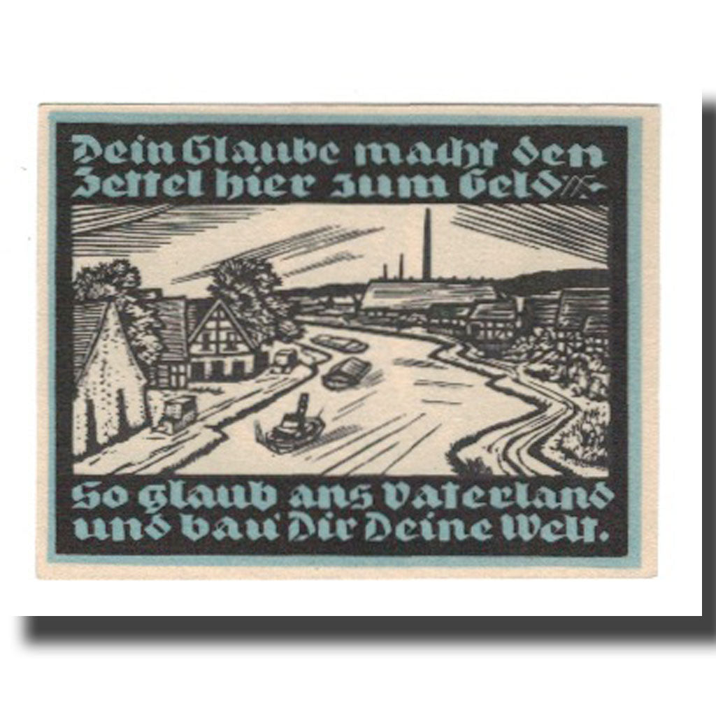 Banconote, Germania, Genthin Stadt, 25 Pfennig, paysage 1, 1921, 1921-07-01
