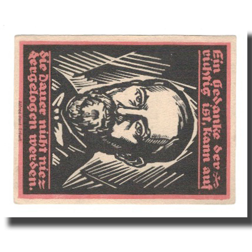 Banconote, Germania, Genthin Stadt, 50 Pfennig, personnage 2, 1921, 1921-07-01