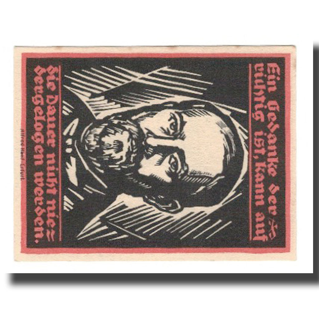 Banconote, Germania, Genthin Stadt, 50 Pfennig, personnage 3, 1921, 1921-07-01