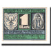Banconote, Germania, Genthin Stadt, 1 Mark, personnage 4, 1921, 1921-07-01