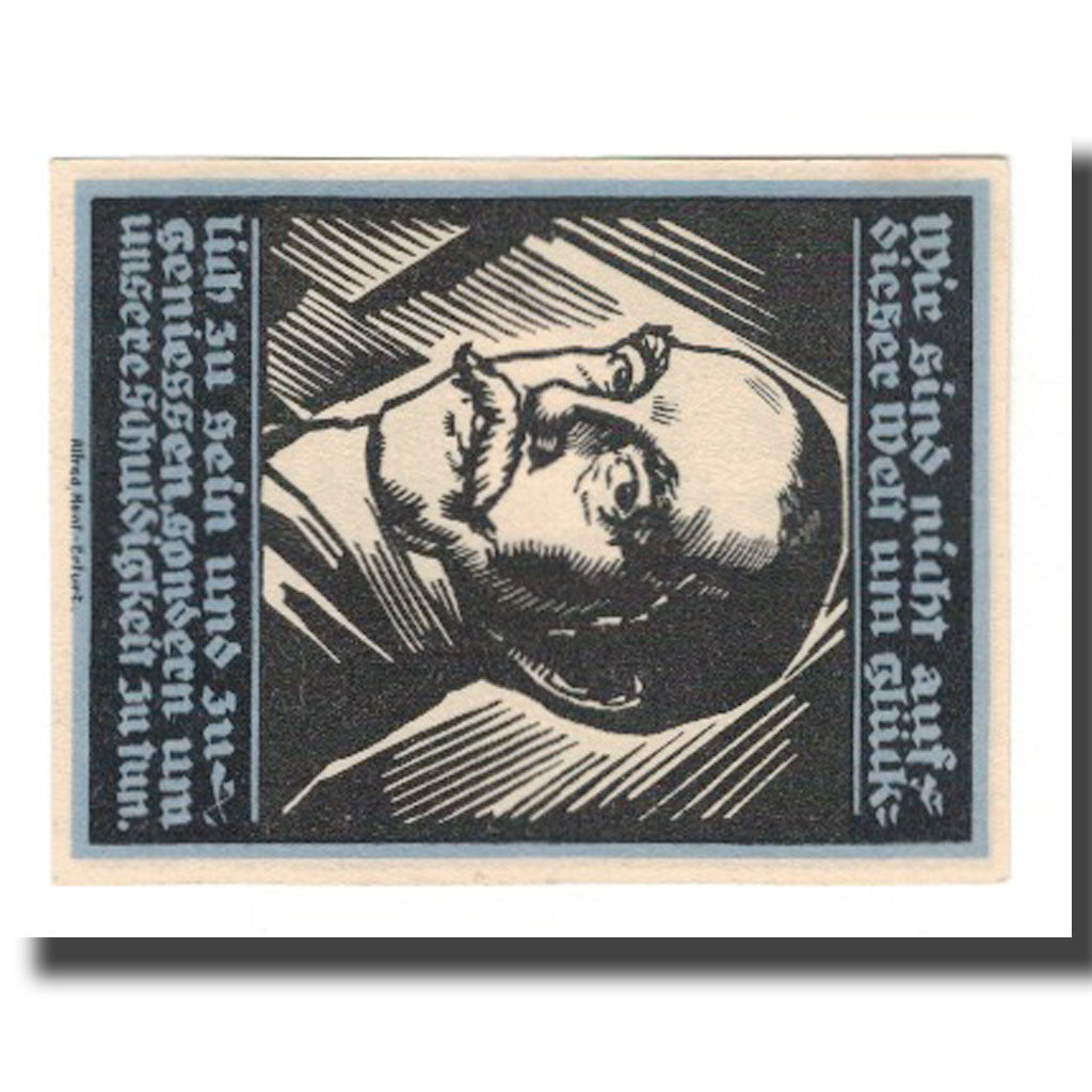 Banconote, Germania, Genthin Stadt, 1 Mark, personnage 4, 1921, 1921-07-01