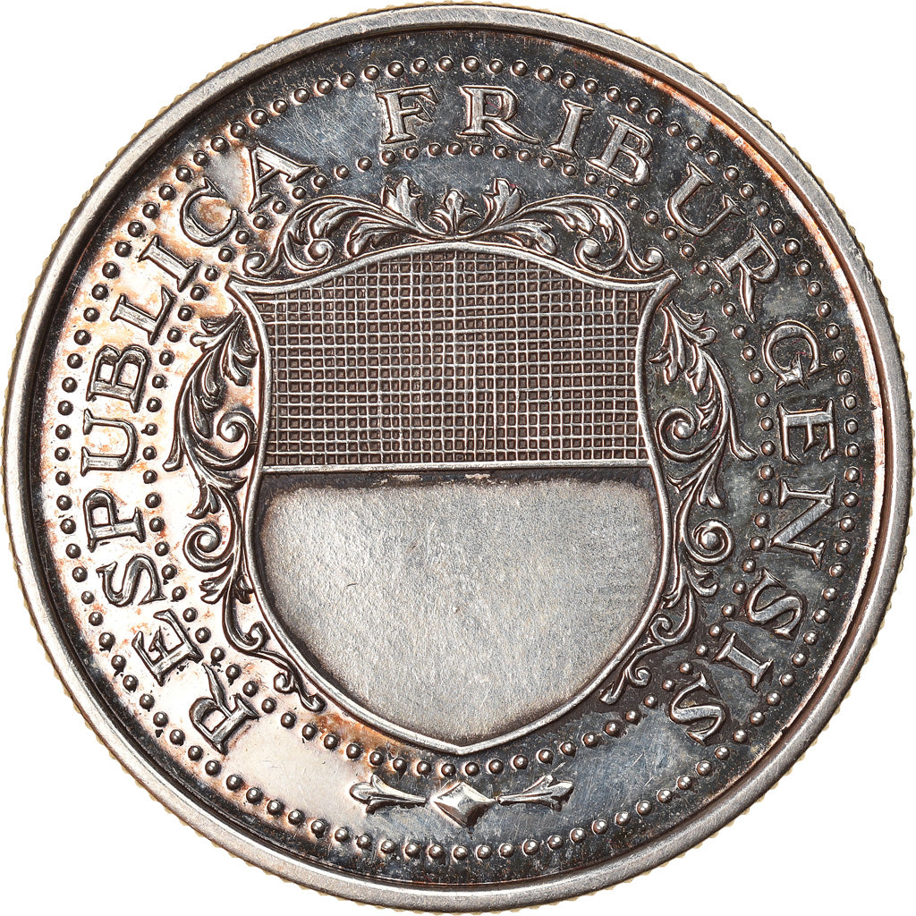 Schweiz, Medaille, Republica Friburgensis, Helvetia, UNZ, Silber