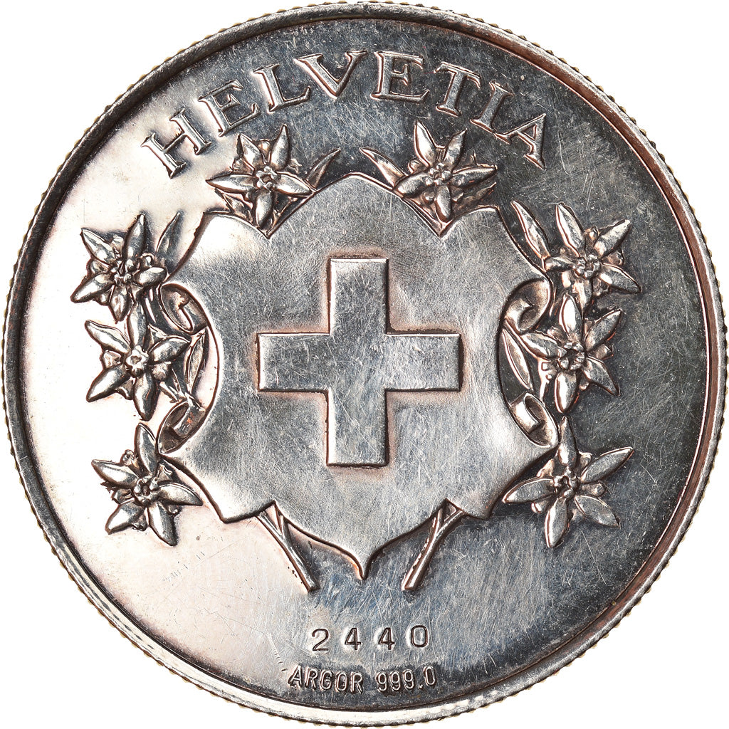 Schweiz, Medaille, Republica Friburgensis, Helvetia, UNZ, Silber